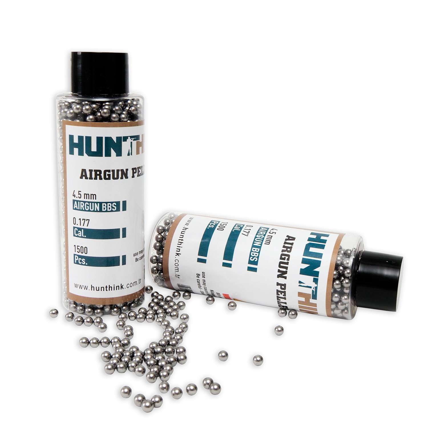 Hunthink 4.5 mm Çelik Bilye BBs (1500 Adet)