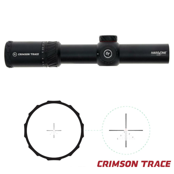 CRIMSON TRACE Hardline 1-6x24 34mm LPVO MIL Tüfek Dürbünü