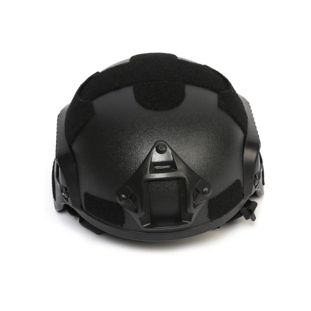 ﻿SS Tactical Airsoft Kompozit Başlık Koruyucu Kask Miğfer - Siyah Renk