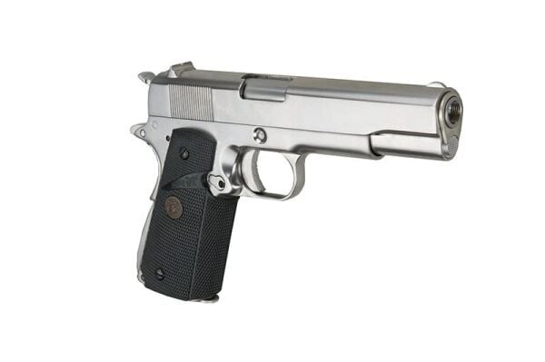 WE COLT 1911 A1 SILVER PRO GRIPS AIRSOFT TABANCA