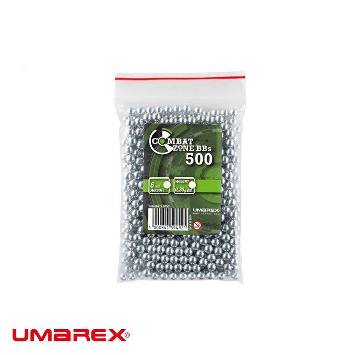 UMAREX Combat Zone Airsoft BB 0,30G Gümüş 500 Adet