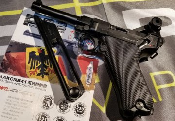 KWC LUGER P08 (KMB41DHN) 4.5MM HAVALI TABANCA