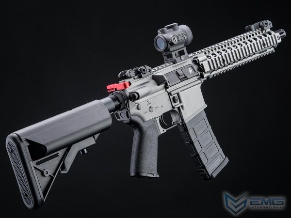 EMG Daniel Defense Lisanslı DDMK18 SILVER Airsoft AEG Tüfeği, CYMA Platinum QBS