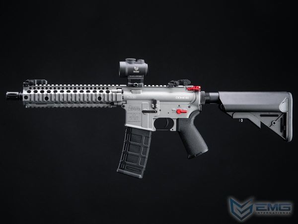 EMG Daniel Defense Lisanslı DDMK18 SILVER Airsoft AEG Tüfeği, CYMA Platinum QBS