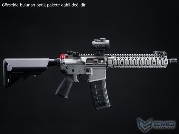 EMG Daniel Defense Lisanslı DDMK18 SILVER Airsoft AEG Tüfeği, CYMA Platinum QBS