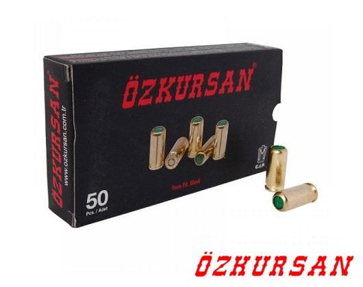 Özkursan Sarı 9mm Kuru Sıkı Ses Mermisi