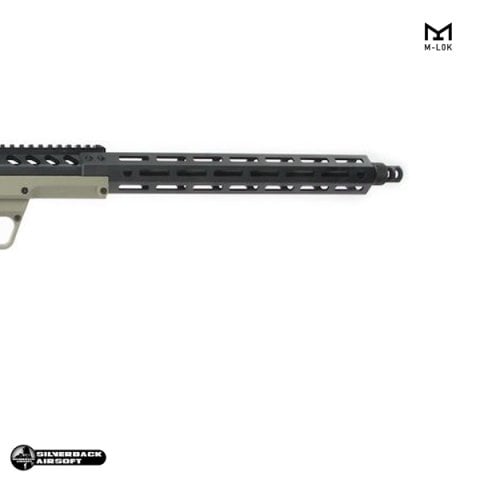 SILVERBACK SRS A2/M2 (22 INCH NAMLU) DESERT TECH LISANSLI AIRSOFT SNIPER TÜFEK - YEŞİL