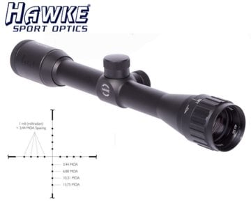 HAWKE VANTAGE 4X32 AO MIL DOT 1 İNÇ TÜFEK DÜRBÜNÜ (14102)