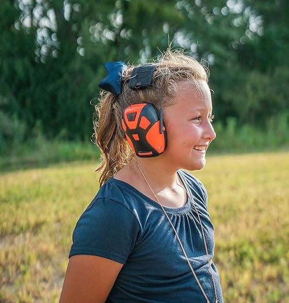 Caldwell Youth E-MAX® PRO Series Electronic Earmuff Hot Coral Atış Kulaklığı Turuncu