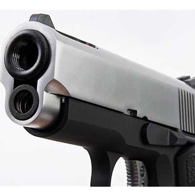 AW COLT 1911 COMPACT Silver Slide Full Metal Airsoft GBB Tabanca NE1003