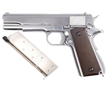 WE COLT 1911 SILVER Airsoft Tabanca