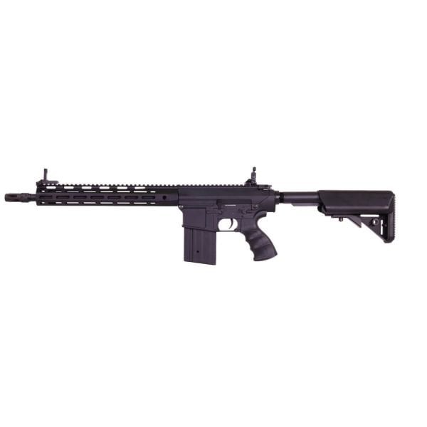 Golden Eagle Metal SR25K URX4 14.5'' M-Lok AEG Rifle with Mosfet Airsoft Tüfek - Siyah