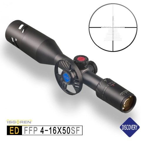 Discovery ED 4-16X50SF FFP 30MM Paralaks Tekerli Tüfek Dürbünü