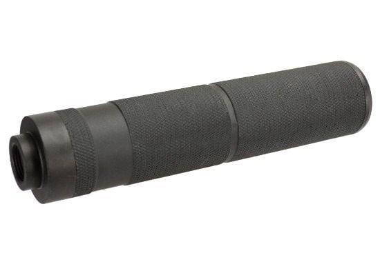 EAIMING Metal 145mm US Navy SEAL Marking Silencer Susturucu BK, 14mm CCW - EAI-SIL-196-BK