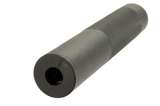 EAIMING Metal 195mm Navy SEAL Marking Silencer Susturucu BK, 14mm CW/CCW - EAI-SIL-197-BK