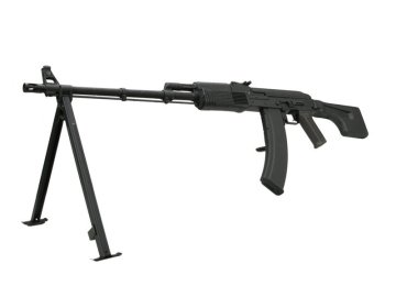 CYMA CM052A Full Metal RPK Airsoft AEG Siyah - Katlanır dipçik - Bipod dahil