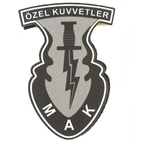 ÖZEL KUVVETLER M.A.K. PATCH ARMA - GRİ