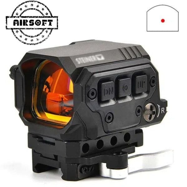 SOTAC R1X Reflex Red Dot Optical Sight w/ IR Function QR Mount - R1X-BK