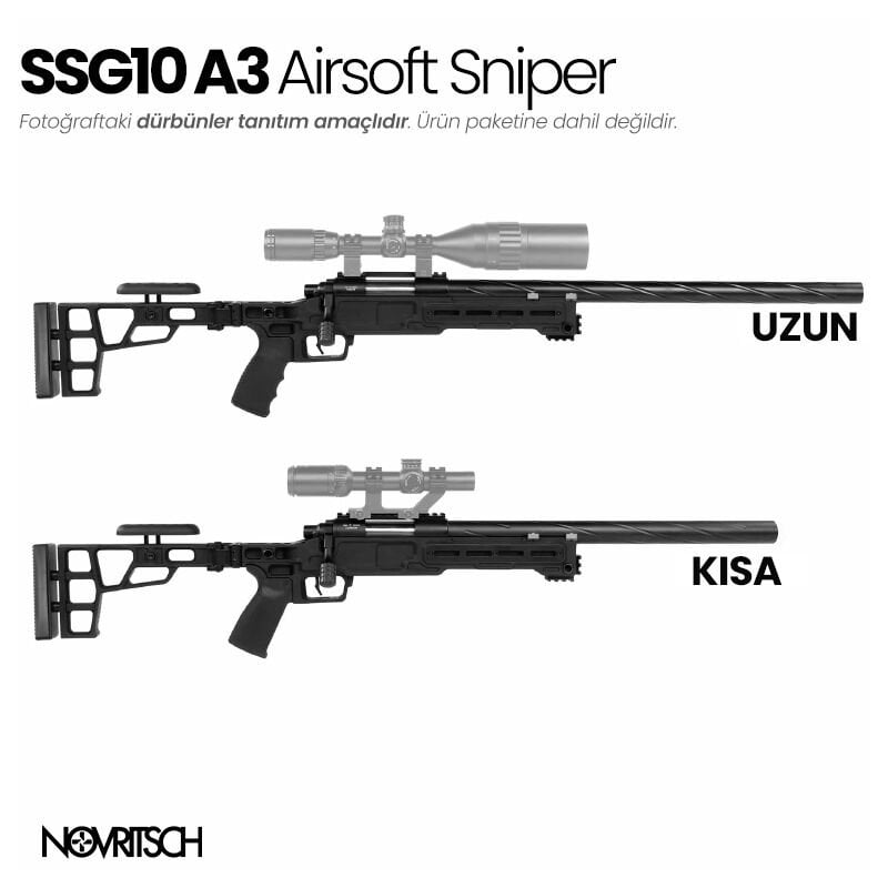 NOVRITSCH SSG10 A3 Taktik Airsoft Sniper Tüfeği