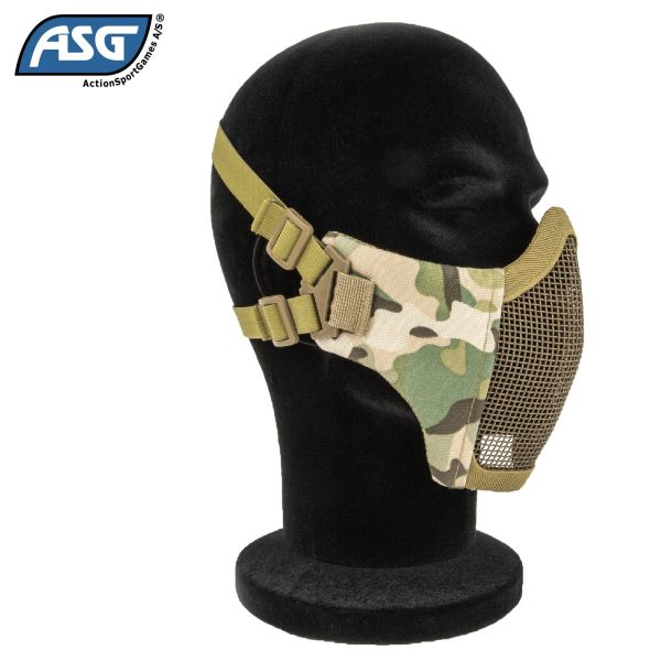 ASG Metal Mesh Mask w/ Cheek Pads Comfort & Protection Koruma Maskesi - Multicam 19080