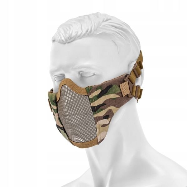 ASG Metal Mesh Mask w/ Cheek Pads Comfort & Protection Koruma Maskesi - Multicam 19080
