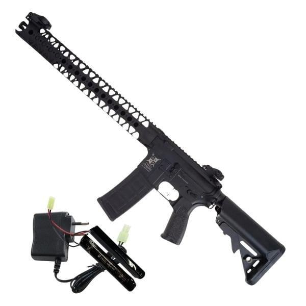 Delta Armory AR15 LA 16,2” BRAVO  PIL ŞARJ SET Airsoft Tüfek / Siyah DA-B12