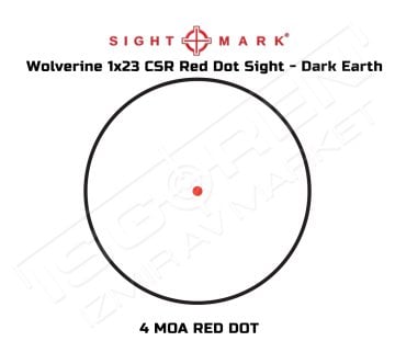 Wolverine 1x23 CSR Red Dot DARK EARTH Nişangah