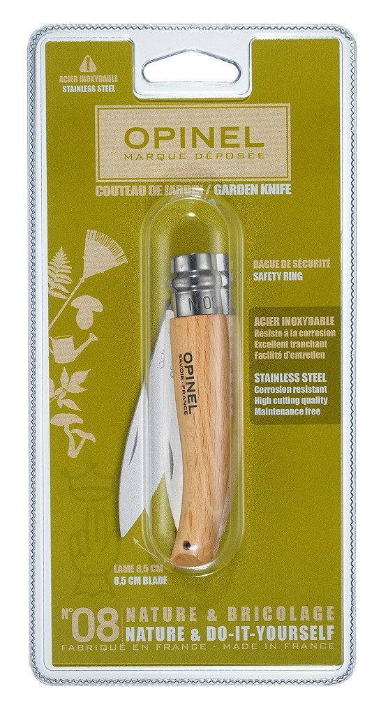 OPINEL INOX KAYIN SAPLI 8 NO CAKI AMBALAJ (001216)