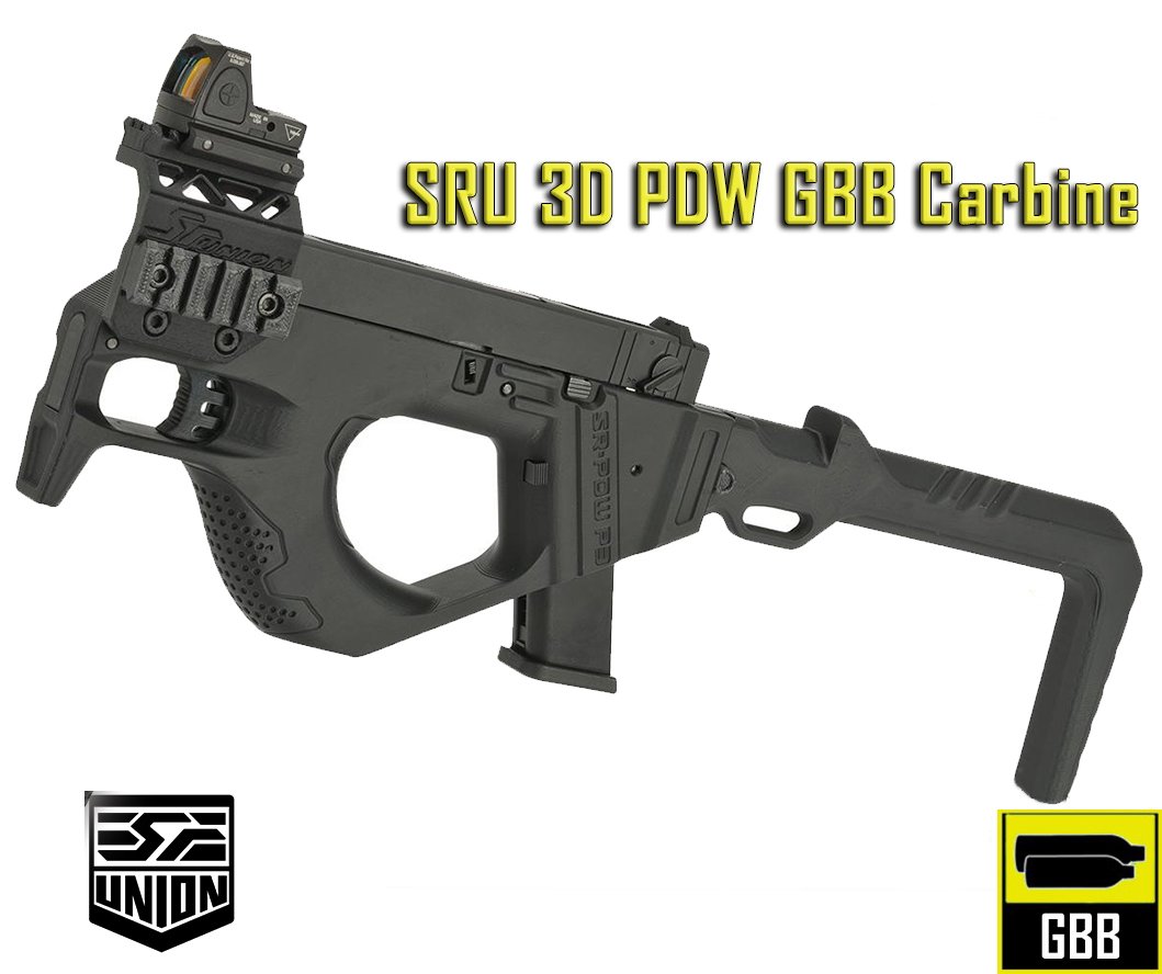 SRU 3D Print  PDW GBB Carbine Tabanca