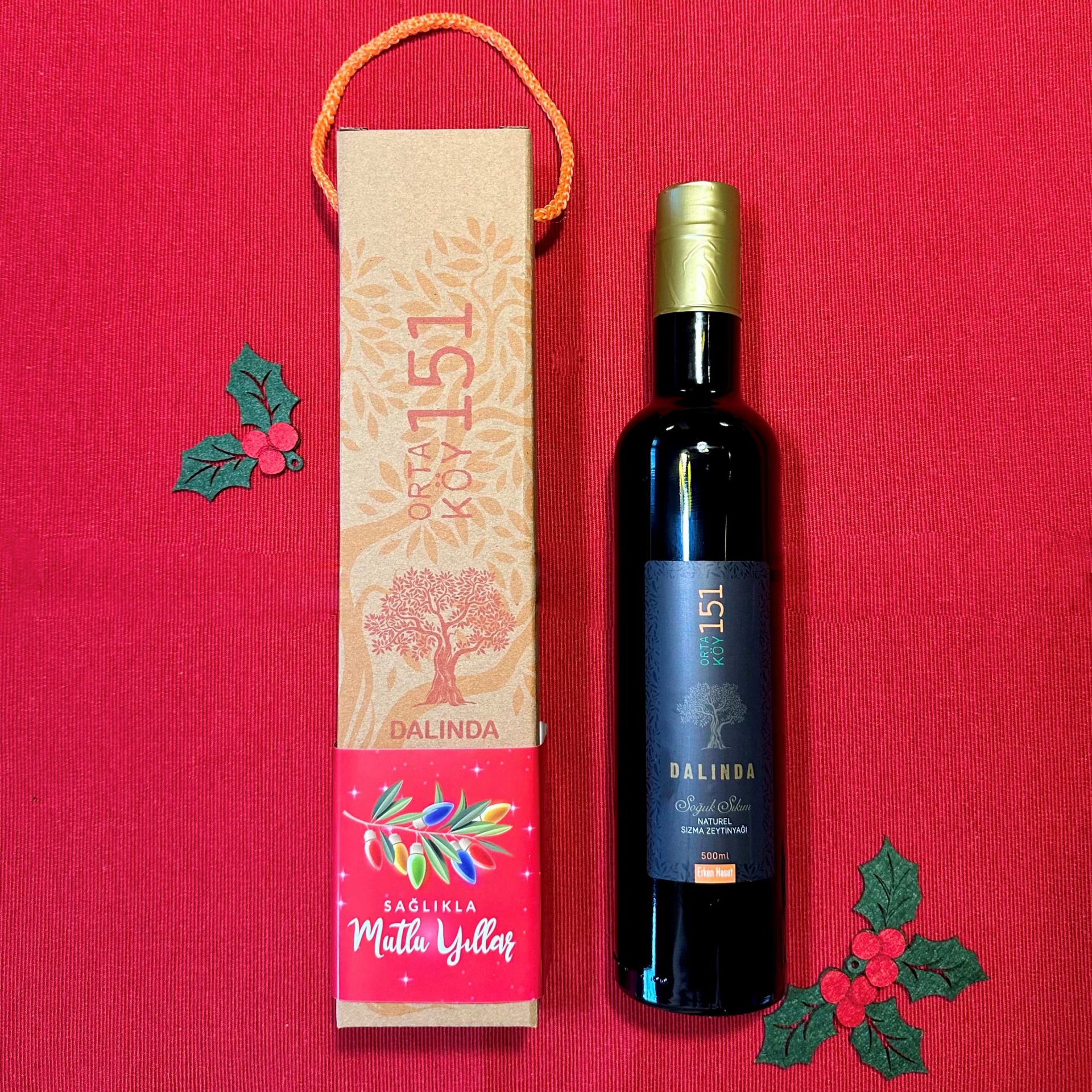 DALINDA ERKEN HASAT SOĞUK SIKIM 0,5 LT 4'LÜ YILBAŞI PAKETİ