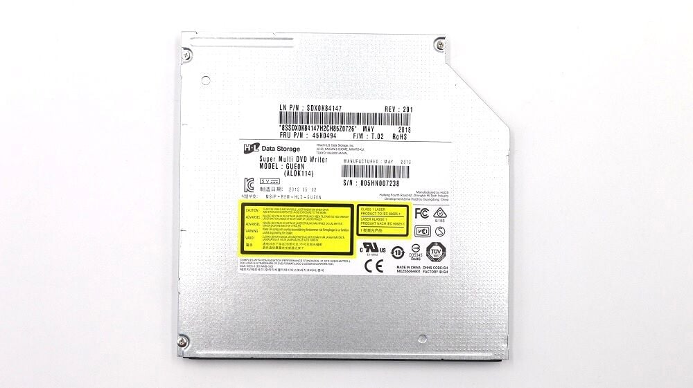 Lenovo Orijinal ideapad S510p 20298 80BN Notebook Sata DVD CD Sürücü Rom 45K0494