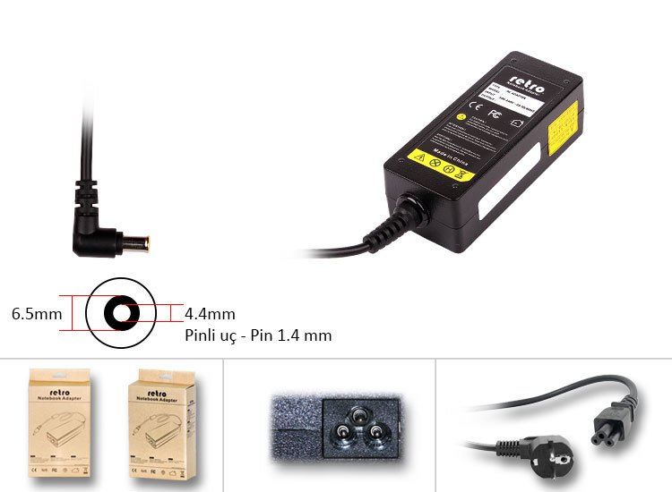 Sony 19.5V 2A 39W VGP-AC19V39 Notebook Adaptör Laptop Şarj Aleti