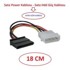 Sata Power Kablosu Sata Hdd Güç Kablosu (18 CM)