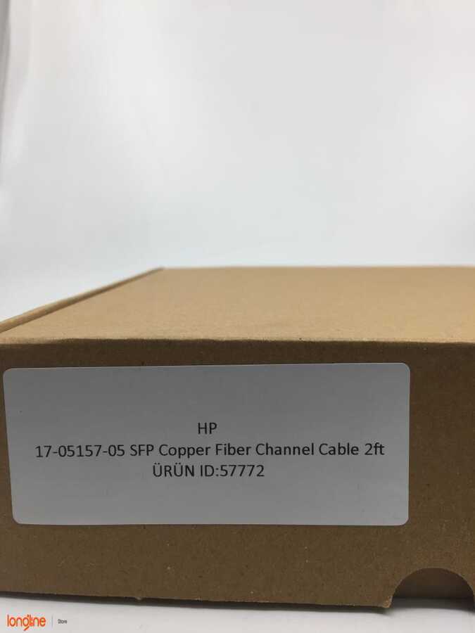 İkinci El HP 17-05157-05 SFP COPPER FIBER CHANNEL CABLE 2FT