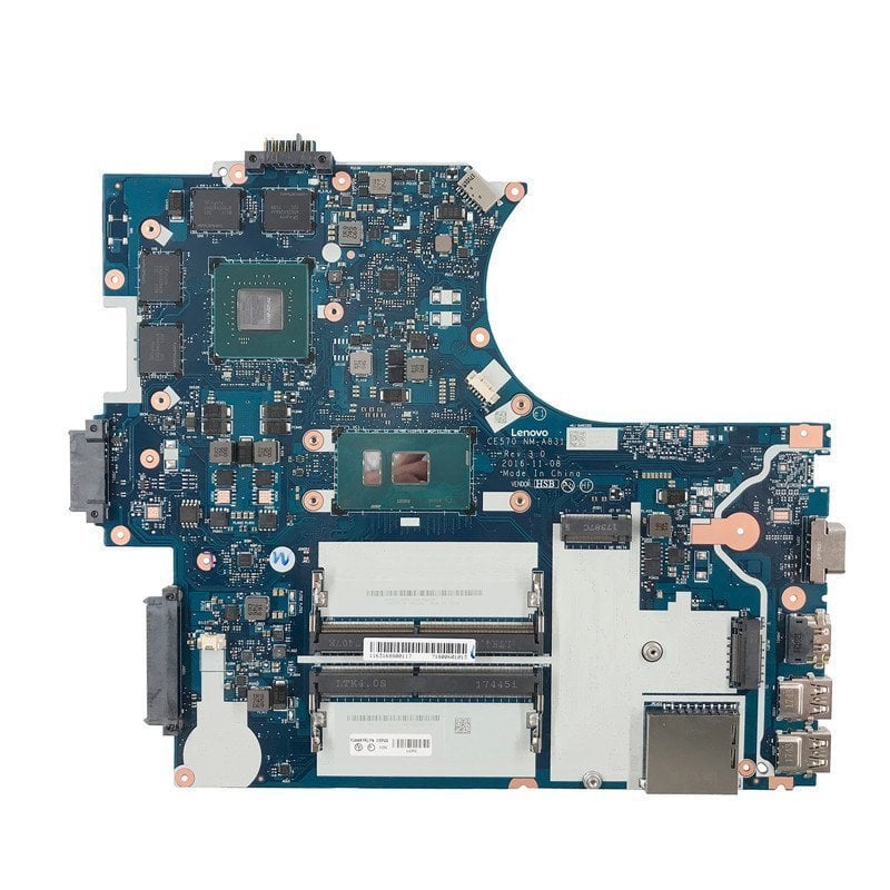 Lenovo Thinkpad E570 i7-7500U SR2ZV işlemcili Ekran Kartlı Notebook Anakart NM-A831