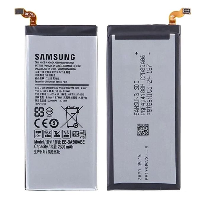Samsung Orijinal Galaxy A5 2015 A500 4.35V 2300mAh 8.74Wh Cep Telefonu Batarya Pil