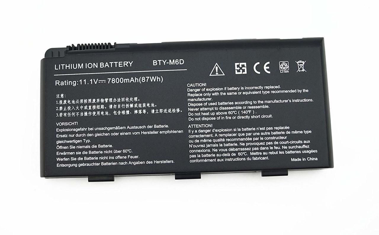 ORJİNAL MSI MS16F3 BTY-M6D LAPTOP BATARYASI PİLİ  11.1V 7800mAh