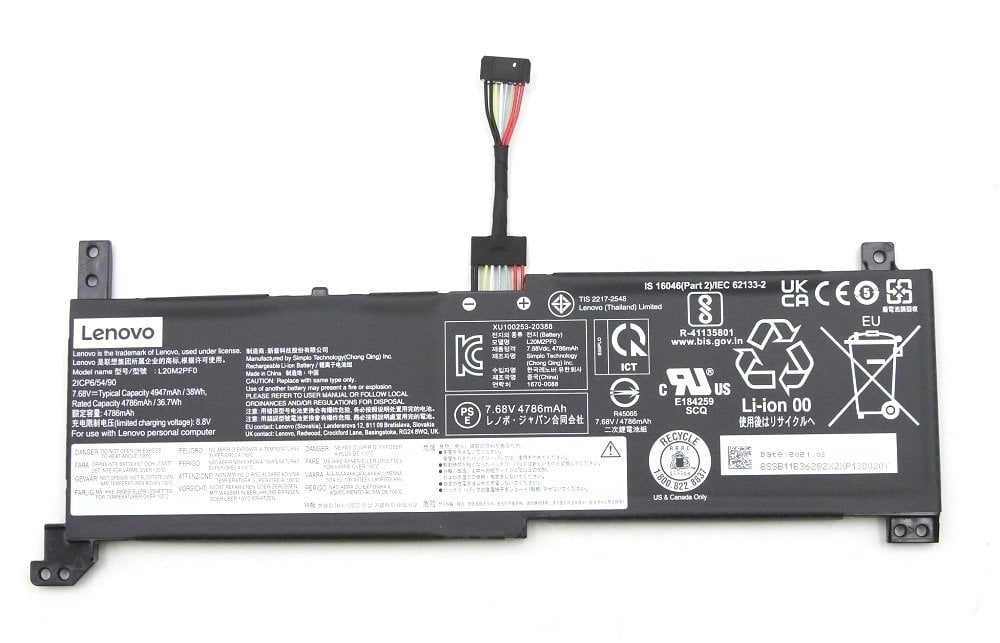 Orijinal Lenovo ideapad 3-14ABA7 3-15ABA7 3-17ABA7 Notebook Batarya Laptop Pil