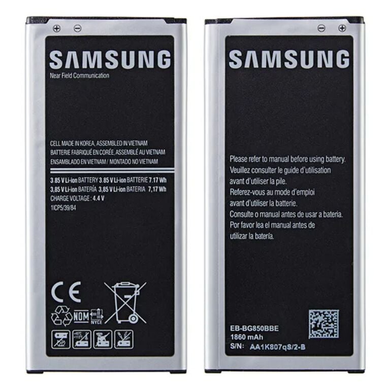 Samsung Orijinal Galaxy Alpha G850S G850K 4.4V 1860mAh 7.17Wh Cep Telefonu Batarya Pil