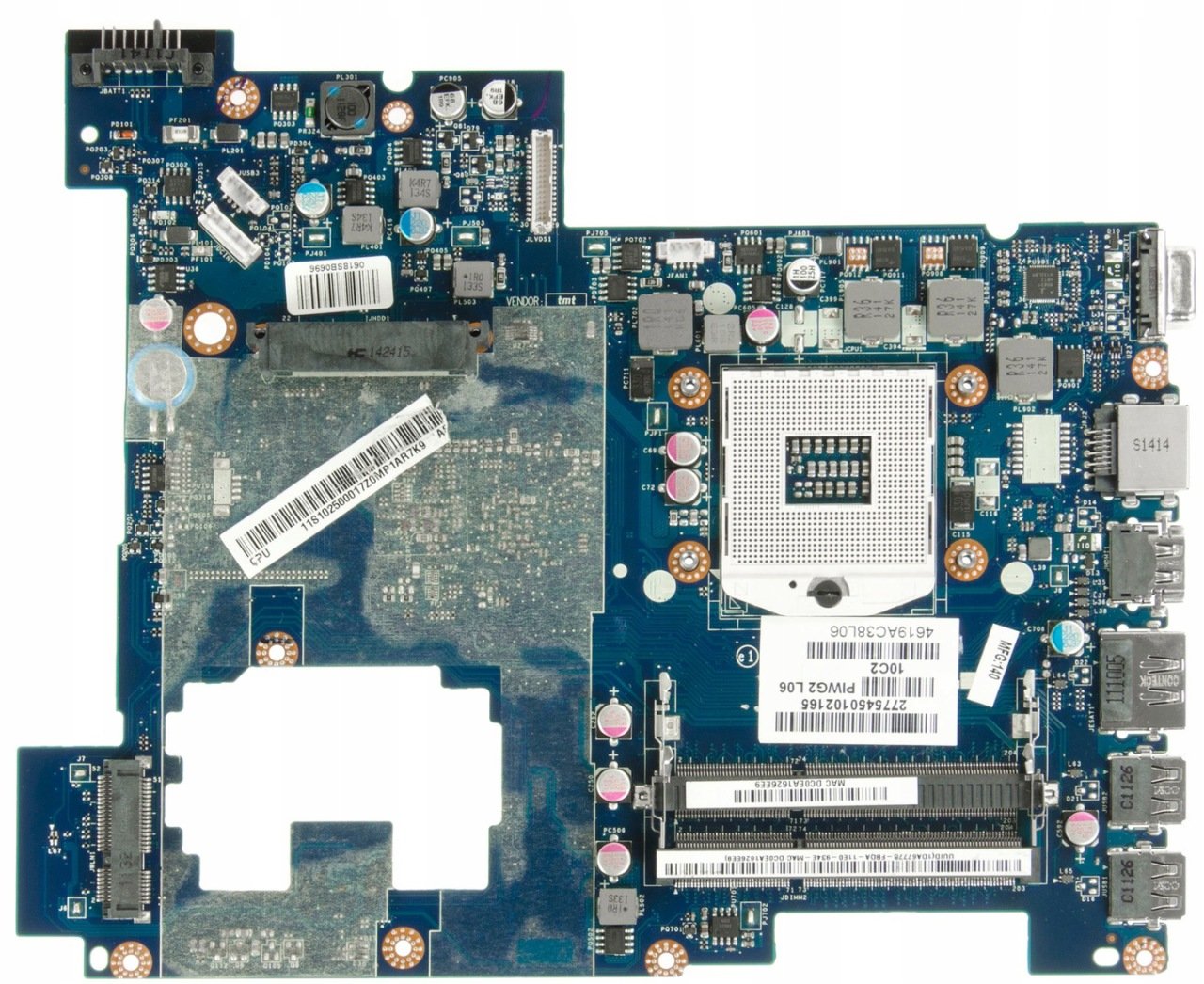 Lenovo G570 G575 Sök Tak işlemcili On Board Notebook Anakart LA-675AP
