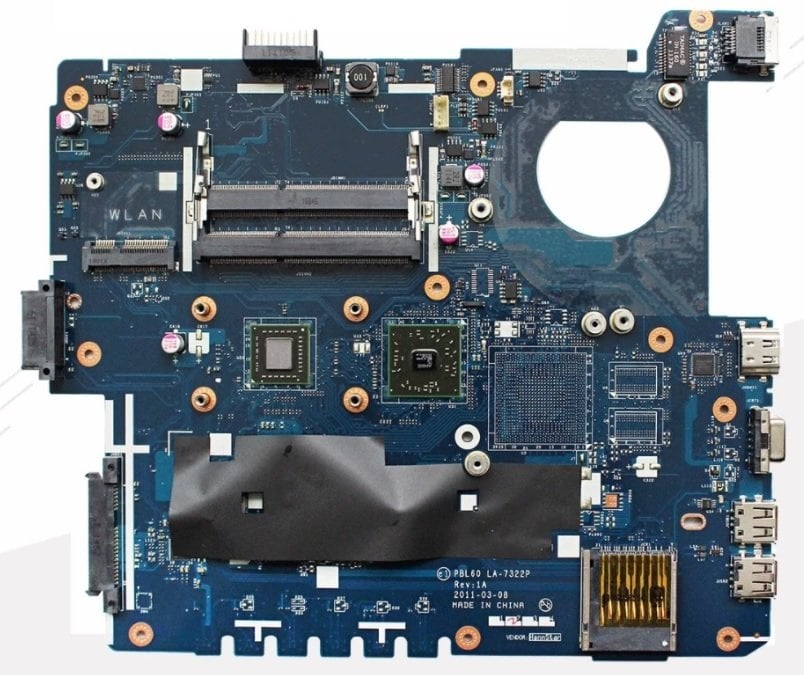 Asus K53U X53U X53B K53B X53BY X53BR K53BY AMD E-350 İşlemcili On Board Notebook Anakart LA-7322P