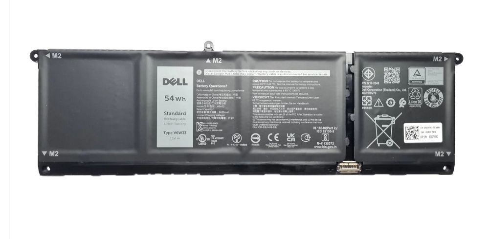Orijinal Dell 0WV3K8 G91J0 V6W33 15V 54Wh 3420mAh Notebook Batarya Laptop Pil