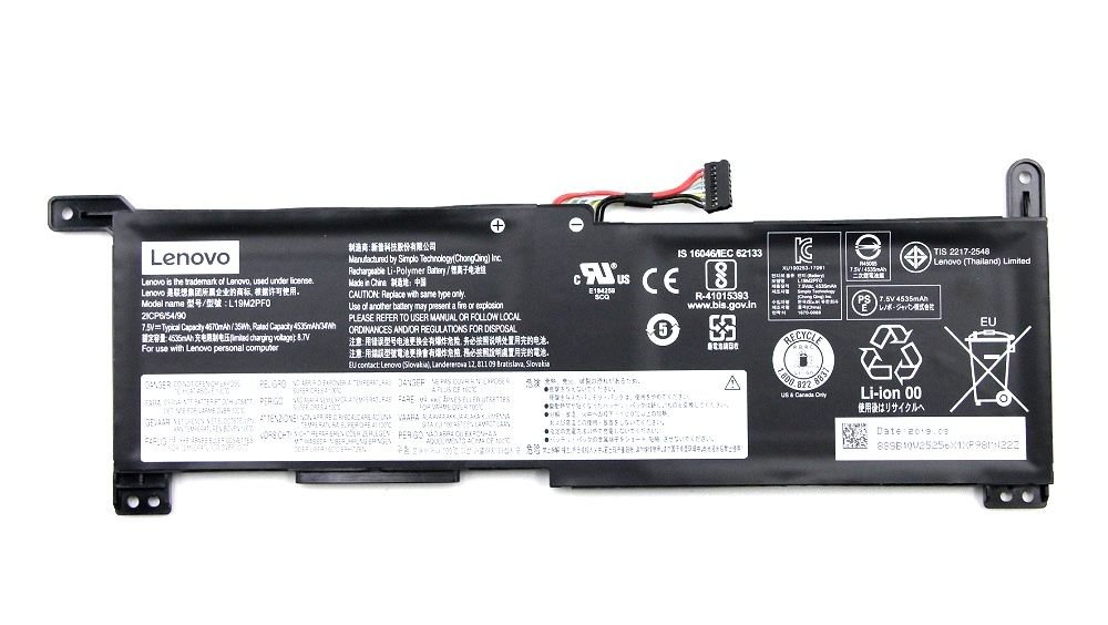 Orijinal Lenovo ideapad 5B10W67171 5B10V25257 Notebook Batarya Laptop Pil