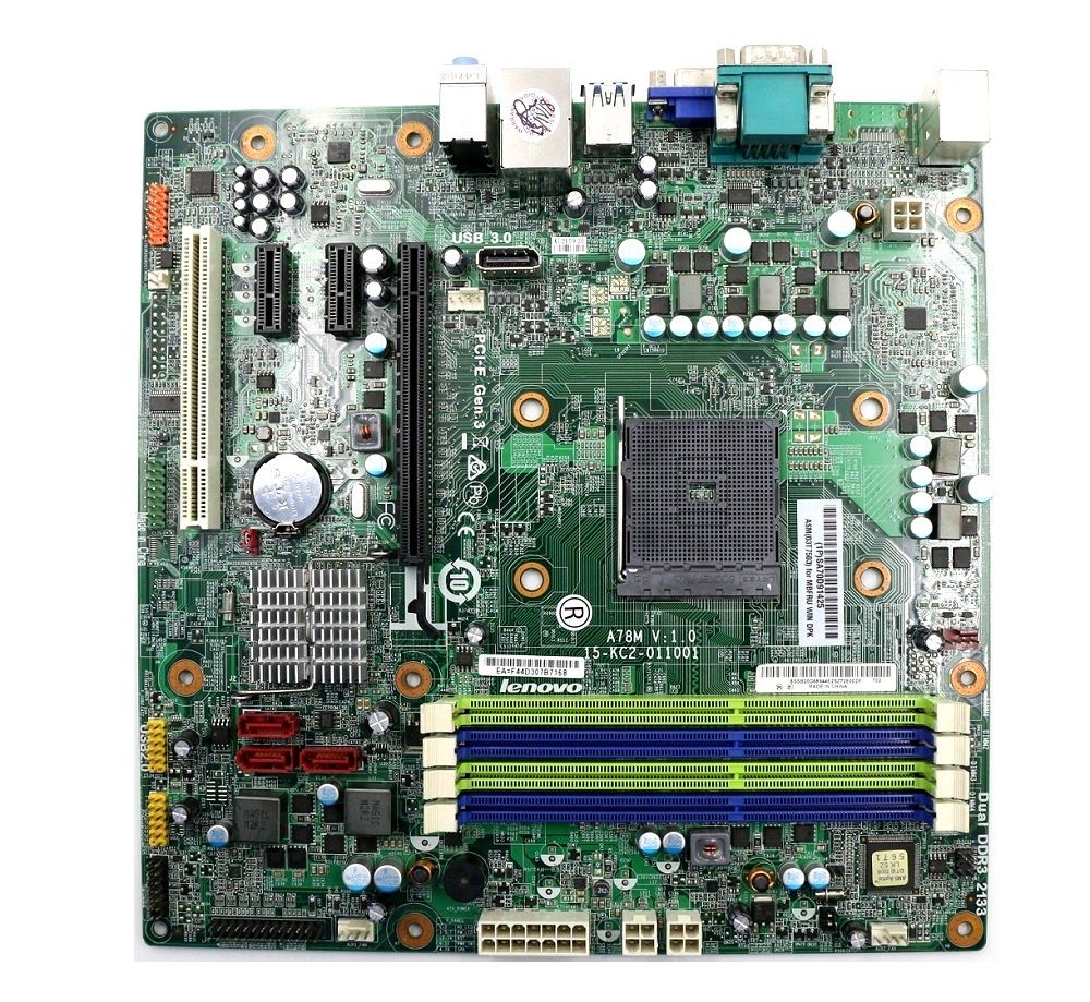 Orijinal Lenovo M79 AMD A78 Desktop Anakart A78M V:1.0 15-KC2-011001 03T7502 03T7503