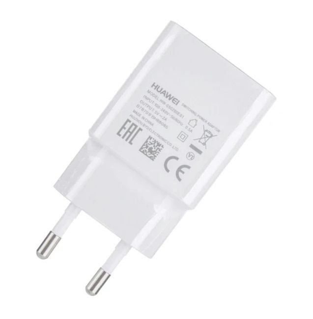 Huawei Y6 2 Compact 10W 5V 2A USB Girişli Telefon Adaptör Şarj Aleti Beyaz