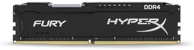 Kingston 16GB DDR4 PC RAM HyperX Fury Siyah 2666MHz CL16 DDR4 Ram HX426C16FB/16