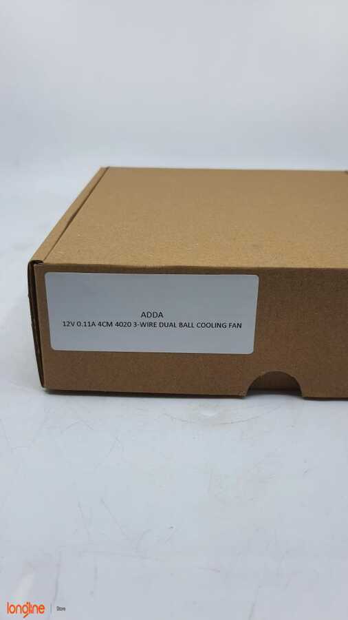 ADDA AD0412LB-C53 12V 0.11A 4CM 4020 3-WIRE D.BALL COOLING FAN