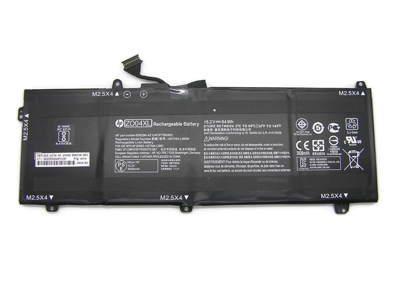 Orijinal Hp ZBook HSTNN-CS8C HSTNN-C88C Notebook Batarya Laptop Pil