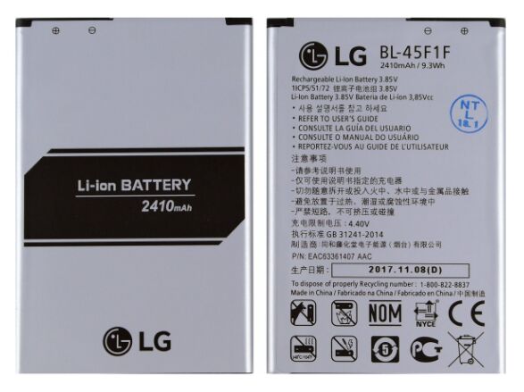 LG Orijinal K7 2017 K4 2017 3.85V 2800mAh 9.3Wh Cep Telefonu Batarya Pil