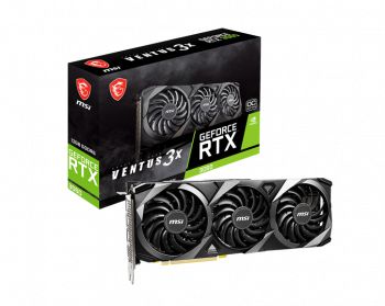 MSI GEFORCE RTX 3060 VENTUS 3X 12G OC 12GB GDDR6 HDMI DP 192Bit